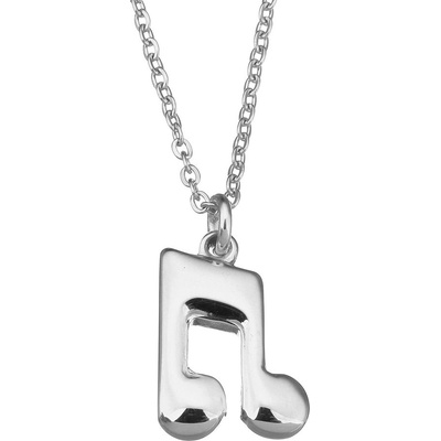 Šperky4U Ocelový řetízek s přívěškem nota OPD0049