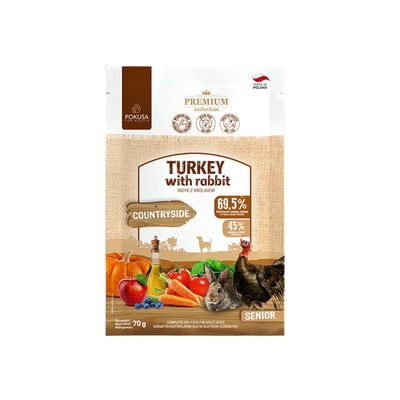 Суха храна за куче (мостра) 70 гр (PokusaForHealth)