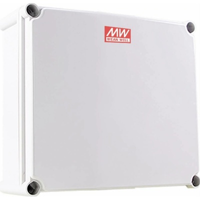 MEAN WELL pouzdro, Průmyslová skříň, Venkovní kryt 175 x 175 x 75 PC, polykarbonát, plast šedá 1 ks