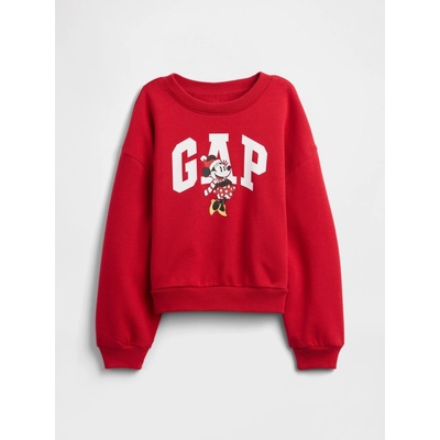 Detská oversize mikina Gap & Disney červená