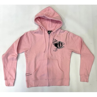 Electric W Logo Storm Zip Hood Pink