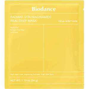 Biodance Radiant Vita Niacinamide Real Deep Mask 1 pc/34 g