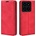 GKK Кожен Калъф с Джобове за Xiaomi 14, Wallet Book Case, Червен (5906601664443)