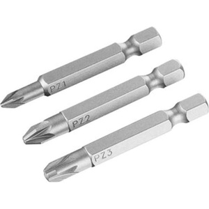 STANLEY - Комплект от 3 PZ битове, дължина 50 мм STA61180-XJ (STA61180-XJ)