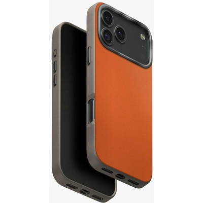 Uniq Калъф Uniq Lyden DS за iPhone 17 Pro Max Magclick Charging - оранжево-сив (8886463694657)