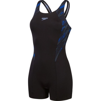 Image 1 of Speedo Speedos Womens HyperBoom Splice Legsuit - Black/Blue