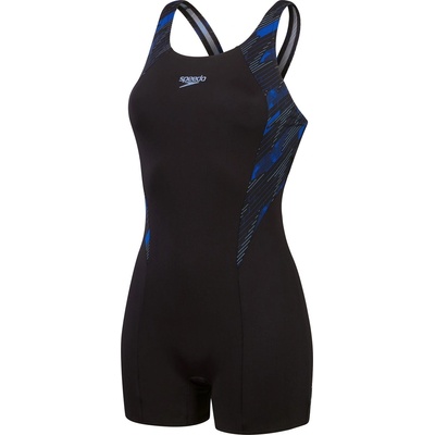 Speedo Speedos Womens HyperBoom Splice Legsuit - Black/Blue