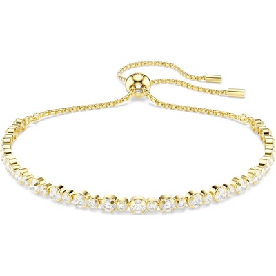 Swarovski Pozlátený náramok s čírymi kryštálmi Tennis Matrix 5730709