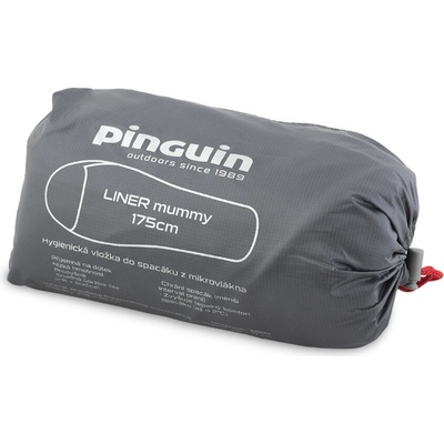Pinguin Liner Mummy 175 cm sivá