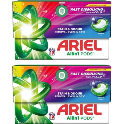 Ariel prací kapsle Color 2 x 19 PD