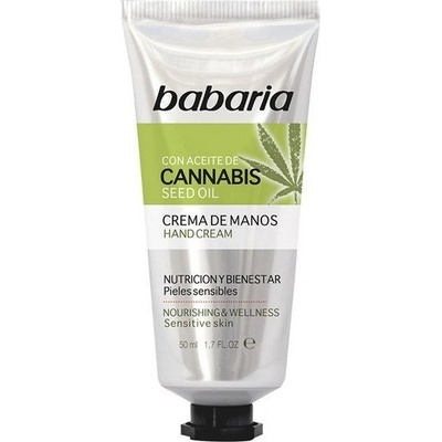 Babaria Cannabis hydratačný krém na ruky 50 ml