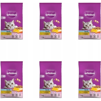 Whiskas Sterilised kuracie mäso 1,4 kg x 6