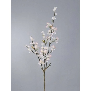 Umelá kvitnúca jabloňová vetva, 80 cm