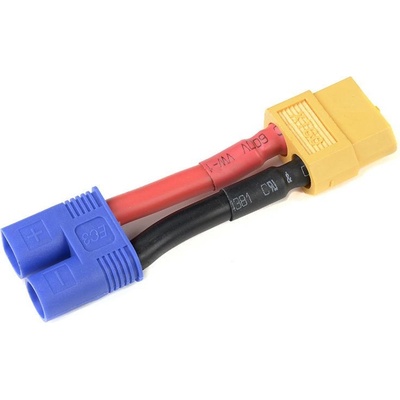 GForce Konverzní kabel EC3 samice XT-60 samec 12AWG – Zboží Dáma