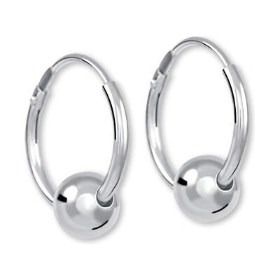 Soliter Stříbrné náušnice kroužky 431 001 02118 04