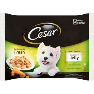 Cesar Mix Aspic 4x100 g