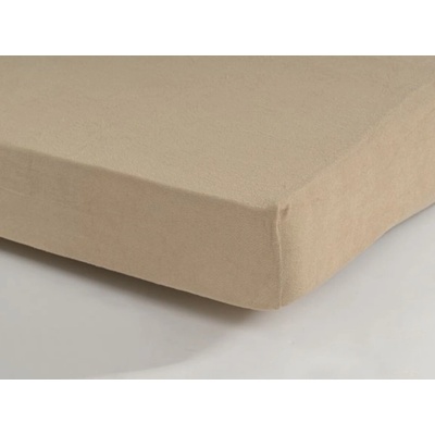 Profog froté Comfort napínacie prestieradlo piesková 70x140