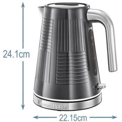 Russell Hobbs 25240-70 Geo Steel 1, 7 литров електрически чайник 2400 W (23855016002)