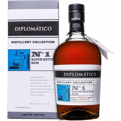 Diplomático No. 1 Batch Kettle Distillery Collection 47% 0,7 l (čistá fľaša)