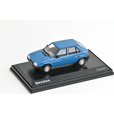 Abrex Škoda Favorit 136L 1988 modrá 1:43