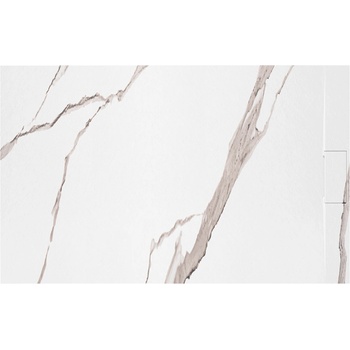 Rea Корито за душ кабина Bazalt CARRARA WHITE 80x100 (REA-K7000)