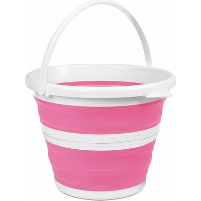 Allnature Skládací kbelík 10 l růžový – Zboží Dáma