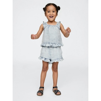 GAP Baby mušelínový set Modrá