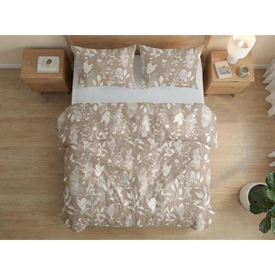 Áčko krep obliečky MIRA Peanut 70x90 140x200