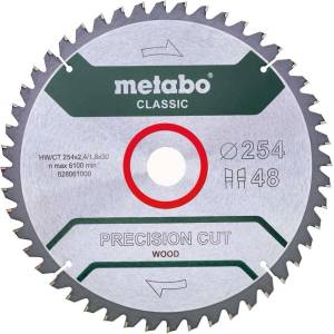 Metabo - Пилен диск за дърво, 254x30 мм, 48 зъба 628061000 (628061000)