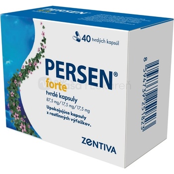 Persen Forte cps.dur.40 4 x 10 x 87,5 mg/17,5 mg/17,5 mg