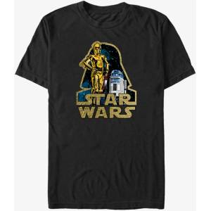 ZOOT. Fan Черна унисекс тениска Star Wars Shiny Droids ZOOT. Fan | Cheren | МЪЖЕ | L