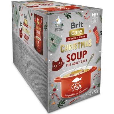 Brit Care Cat Soup Christmas Fish 75 g – Sleviste.cz