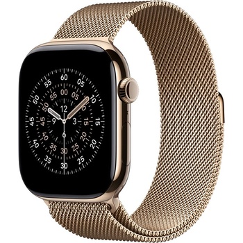 Apple Каишка Apple - Milanese Loop, Apple Watch, 46 mm, S/M, Gold (mgj44zm/a)