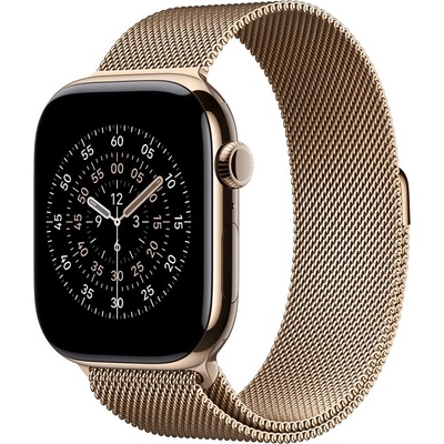 Apple Каишка Apple - Milanese Loop, Apple Watch, 46 mm, S/M, Gold (mgj44zm/a)