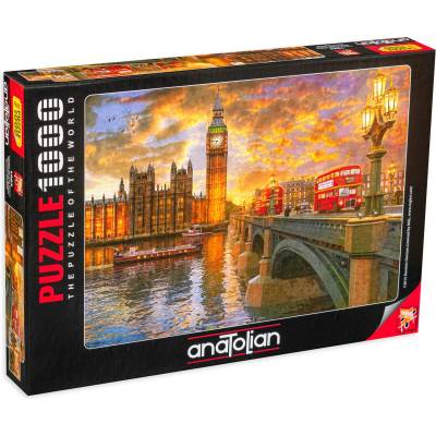 Anatolian Пъзел Anatolian от 1000 части - Залез над Уестминстърското абатство, Доминик Дейвисън (P1023)