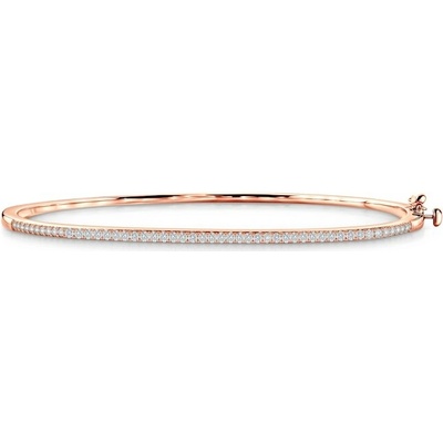 SAVICKI Náramok bangle ružové zlato s diamantmi 1,9 mm - B-B-B0560-00905-585-R