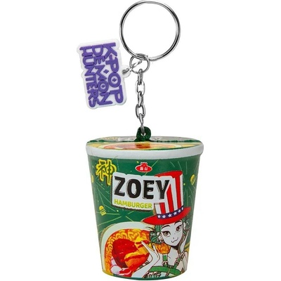 Přívěsek na klíče Cinereplicas Cinereplicas Squishy K-Pop Demon Hunters - Zoey Cup Noodles