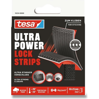 Tesa Samolepicí suchý zip Lock Tape, 50 x 25 mm