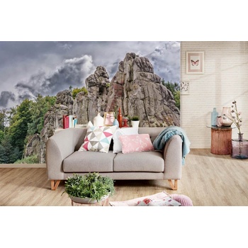 DIMEX ART Самозалепваща се флизелинова фототапета пясъчни скали 375 x 250 см