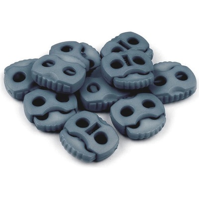 Prima-obchod Brzdičky s dvěmi dírkami 20x20 mm, barva 35 šedomodrá