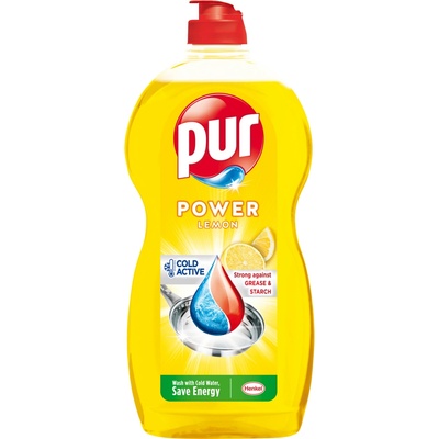 Pur Secrets of the Chef Soda Effect Lemon přípravek na ruční mytí nádobí 1200 ml
