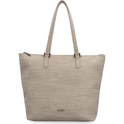 Carmelo dámská shopper kabelka béžová 4396 BEIGE