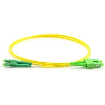 Conneu LC/APC-SC/APC, Сингъл мод 9-125, Дуплекс, 3мм, 10м (CNFJ-LCASCAOS2DYE3mm-10)