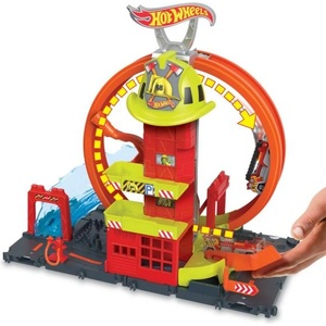 Mattel Hot Wheels City супер пожарна станция с примка (HKX41)