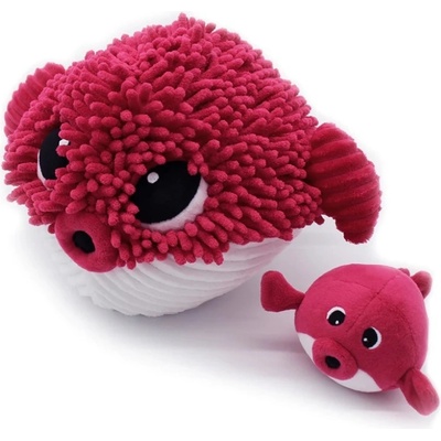 Les Déglingos ryba Blowfishmáma s miminkem červená