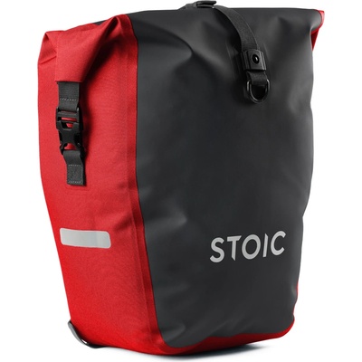 Stoic Велосипедна дисага Stoic GranvikSt. Back Pannier 22 Panniers - Black / Bright Red - размер Single (510-2753-0511)