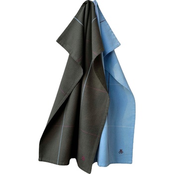 Marc O'Polo Малки кухненски кърпи Haley 50 x 70 см зелено и синьо 2 бр (101342-625-01)