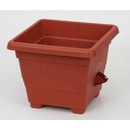 Samozavlažovací Plastia BERGAMOT terakota 30 x 30 cm