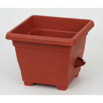 Samozavlažovací Plastia BERGAMOT terakota 30 x 30 cm