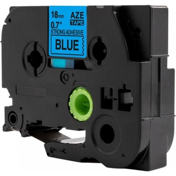 Pro Brother Съвместима лента с Brother TZ-S541 / TZe-S541, 18mm x 8m, екстра лепило черен печат / син фон (TZe-S541)